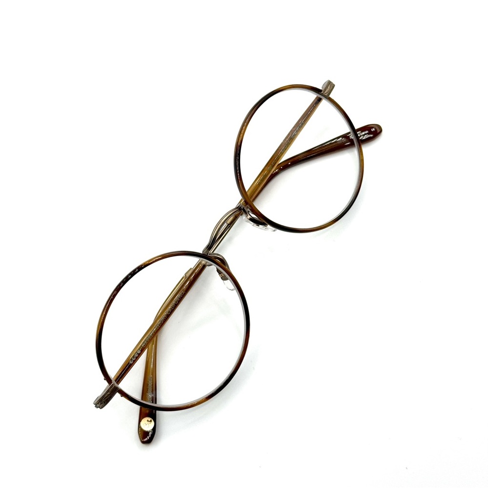 Garrett Leight GLCO Fonda Demi Blonde-Antique Gold Eyeglasses New Unisex